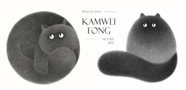 療癒心靈的貓咪畫作