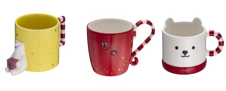 星巴克聖誕小熊咖啡杯