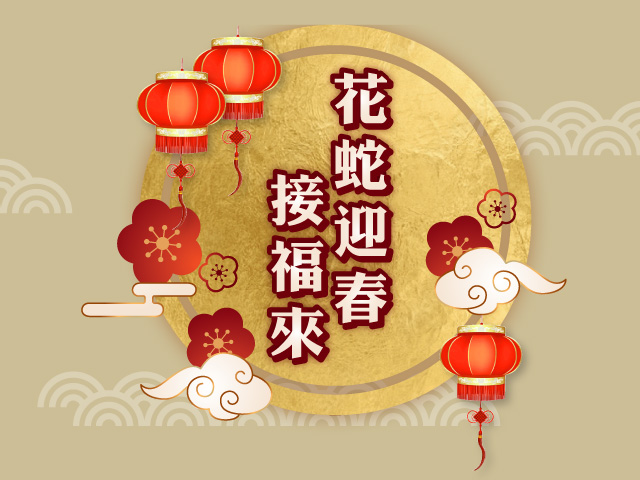花蛇迎春接福来